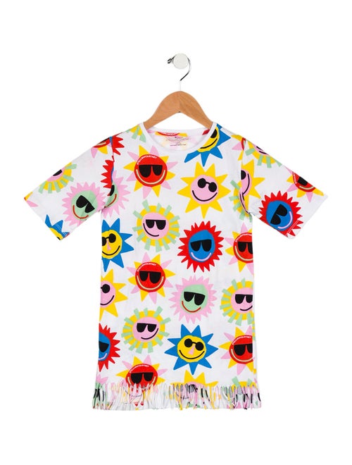 Stella McCartney Girls' Printed Short Sleeve Dress