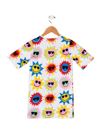 Stella McCartney Girls' Printed Short Sleeve Dress