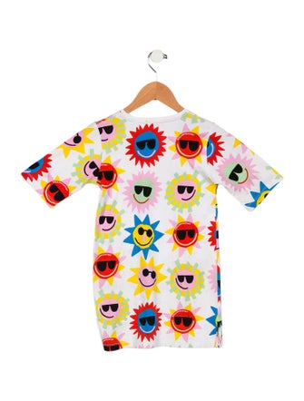 Stella McCartney Girls' Printed Short Sleeve Dress