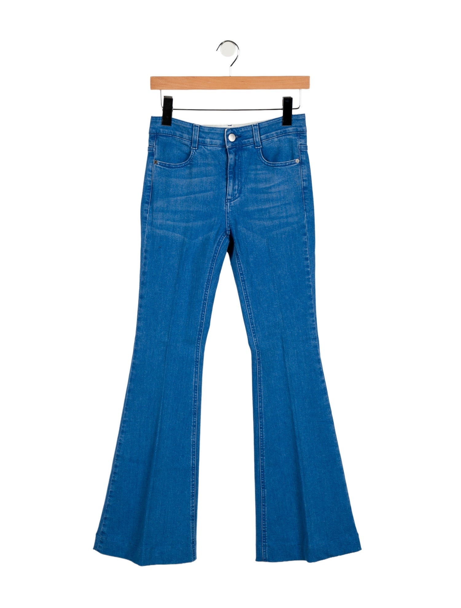 Stella McCartney Mid-Rise Wide Leg Jeans