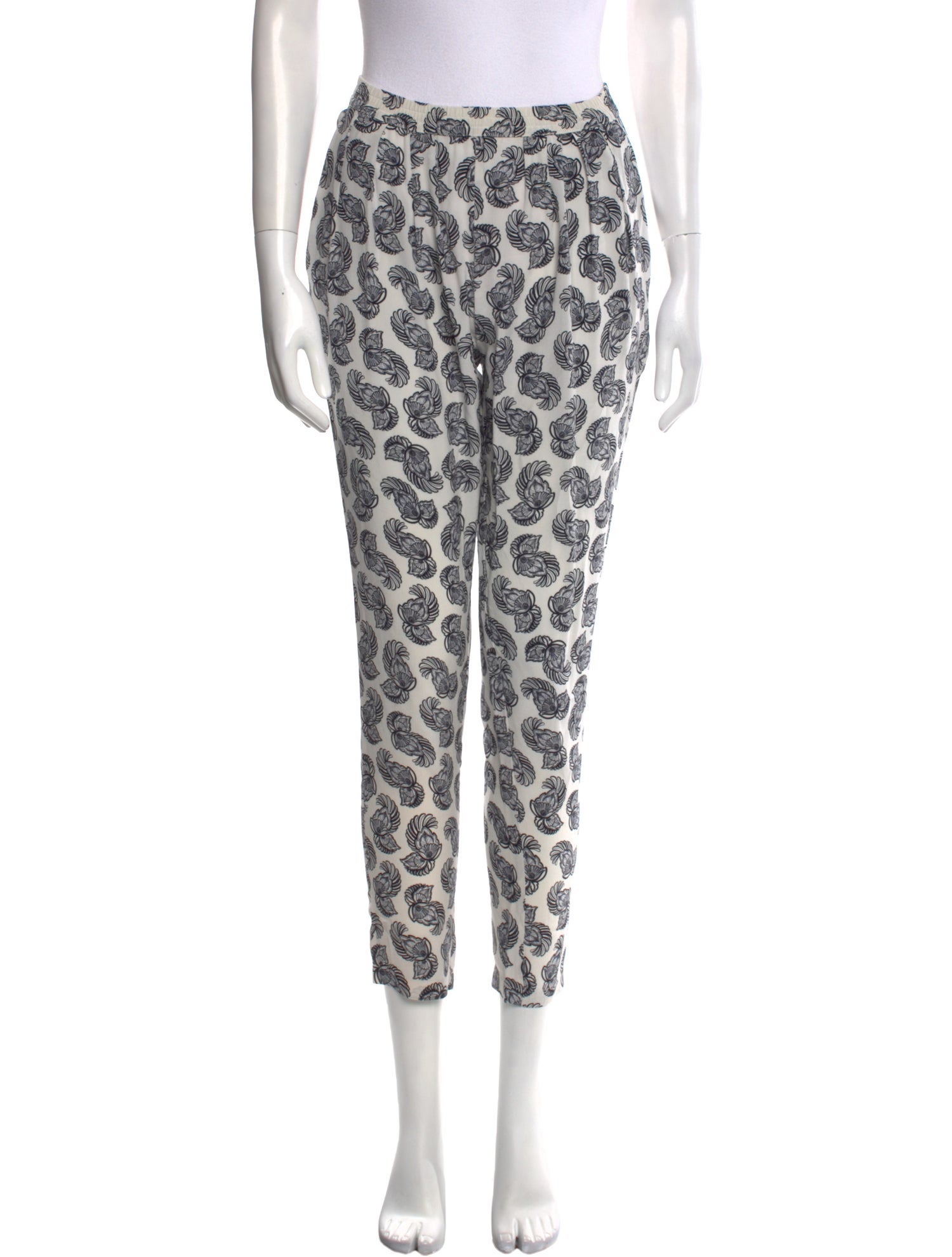 Stella McCartney Silk Skinny Leg Pants