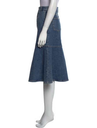 Stella McCartney Scalloped Accent Knee-Length Skirt