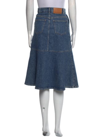 Stella McCartney Scalloped Accent Knee-Length Skirt