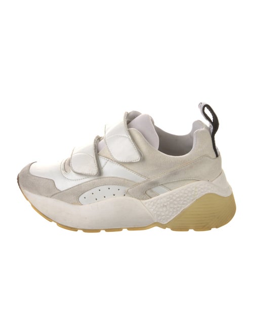 Stella McCartney Vegetarian Leather Colorblock Pattern Chunky Sneakers