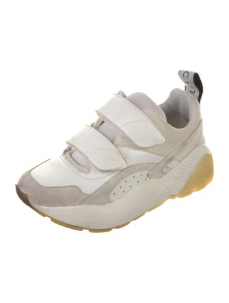 Stella McCartney Vegetarian Leather Colorblock Pattern Chunky Sneakers