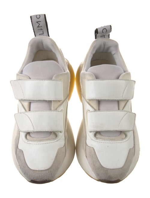 Stella McCartney Vegetarian Leather Colorblock Pattern Chunky Sneakers