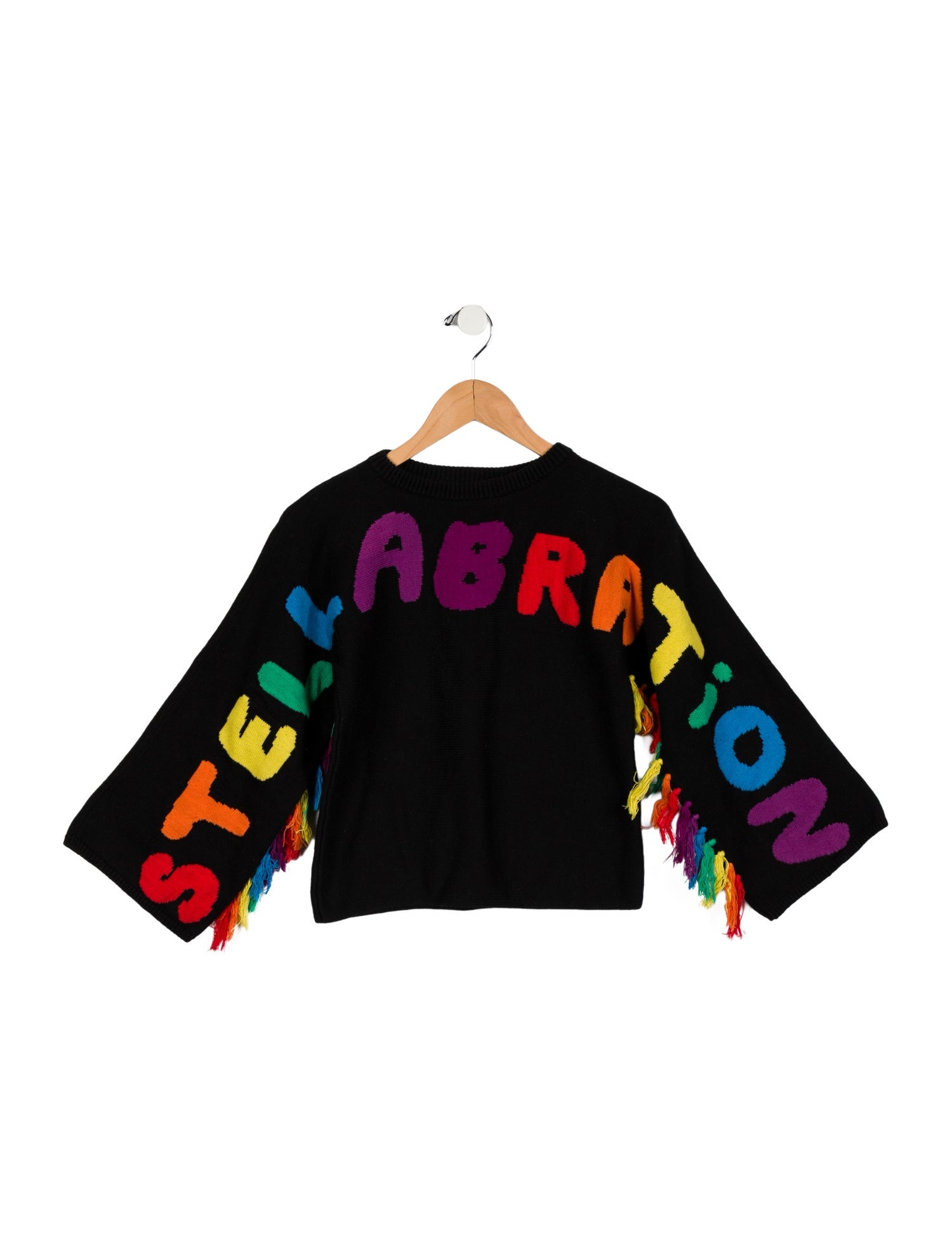 Stella McCartney Girls' Fringe Trimmed Sweater