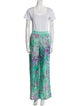 Stella McCartney Silk Floral Print Pant Set