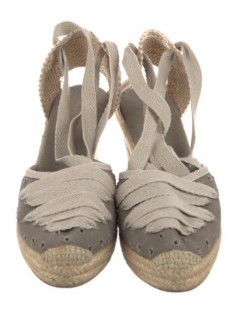 Stella McCartney Canvas Lasercut Accents Pumps