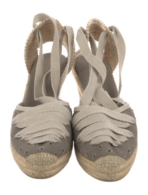 Stella McCartney Canvas Lasercut Accents Pumps