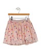 Stella McCartney Girls Ruffle Mesh Star Pattern Skirt