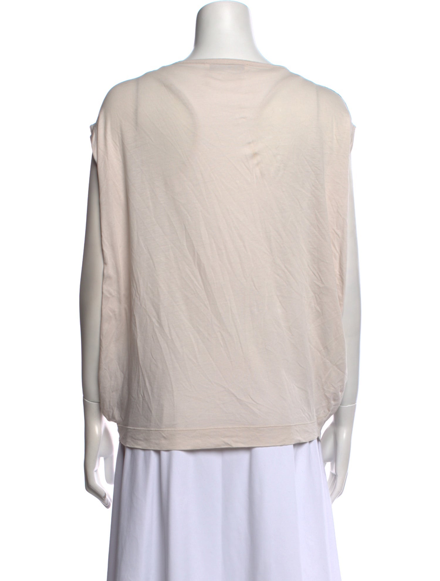 Stella McCartney Printed Bateau Neckline Top