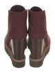 Stella McCartney Vegetarian Suede Lace-Up Boots