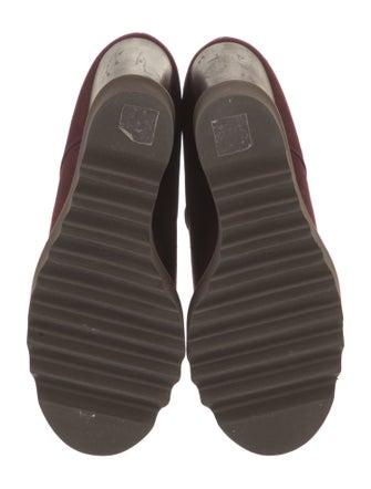 Stella McCartney Vegetarian Suede Lace-Up Boots