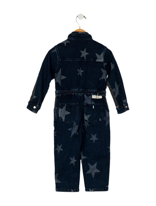 Stella McCartney toddler boys' blue and grey jumpsuit