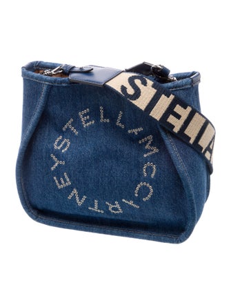 Stella McCartney Denim Messenger Bag
