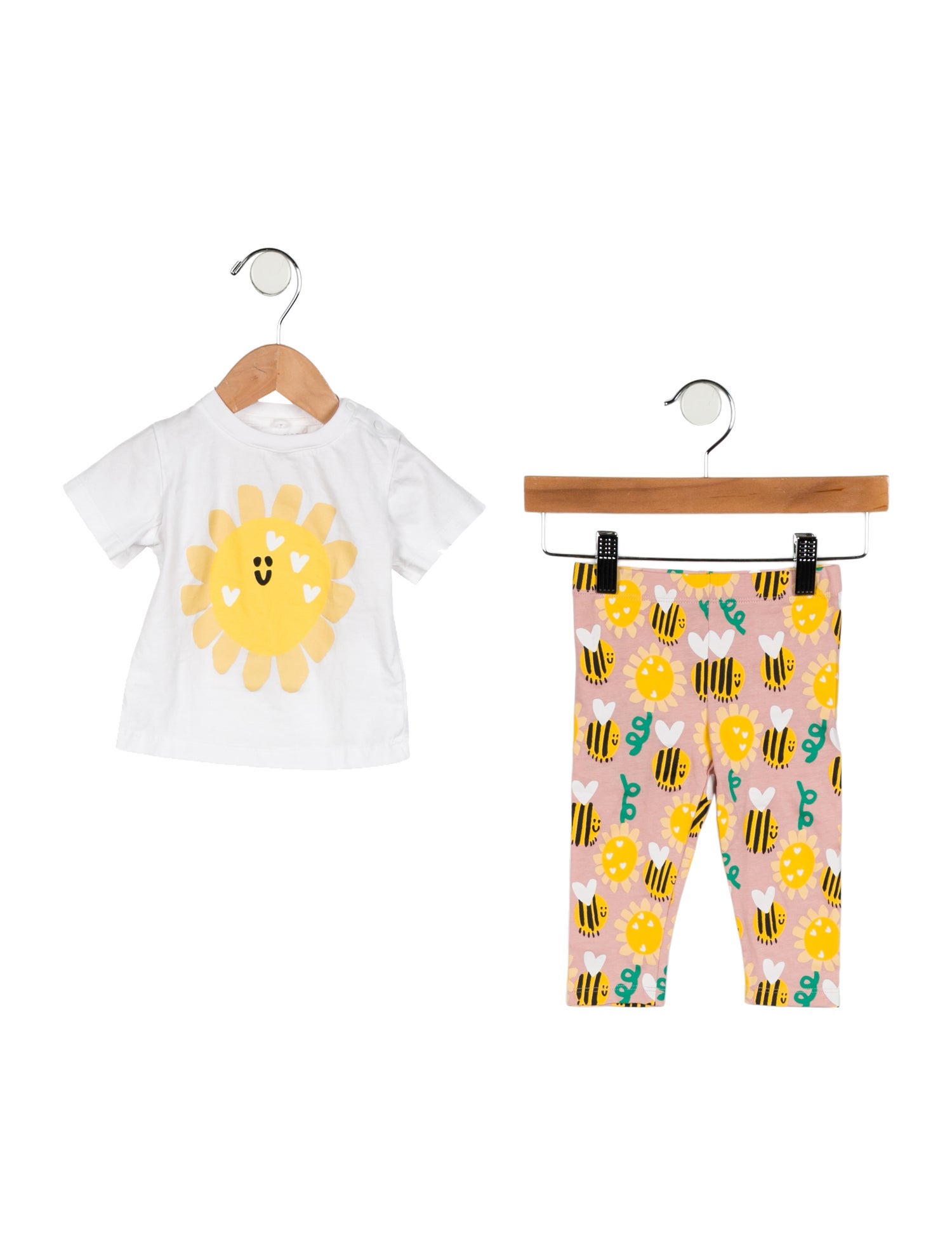 Stella McCartney Infant Girls' Floral Printed Pant Set w/ Tags
