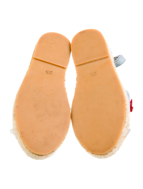 Stella McCartney Girls' Denim Floral Espadrilles