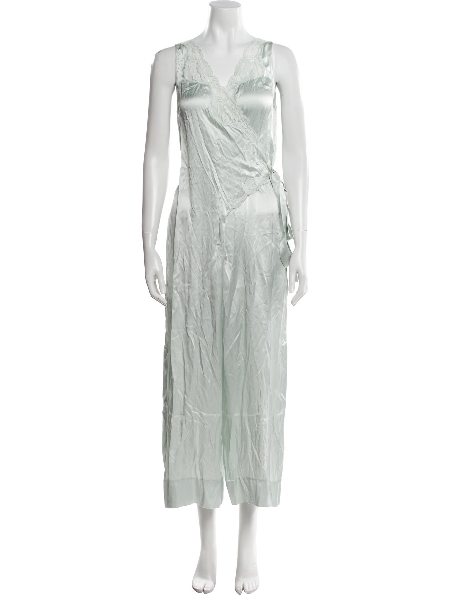 Stella McCartney Silk Lace Trim Embellishment Nightgown w/ Tags
