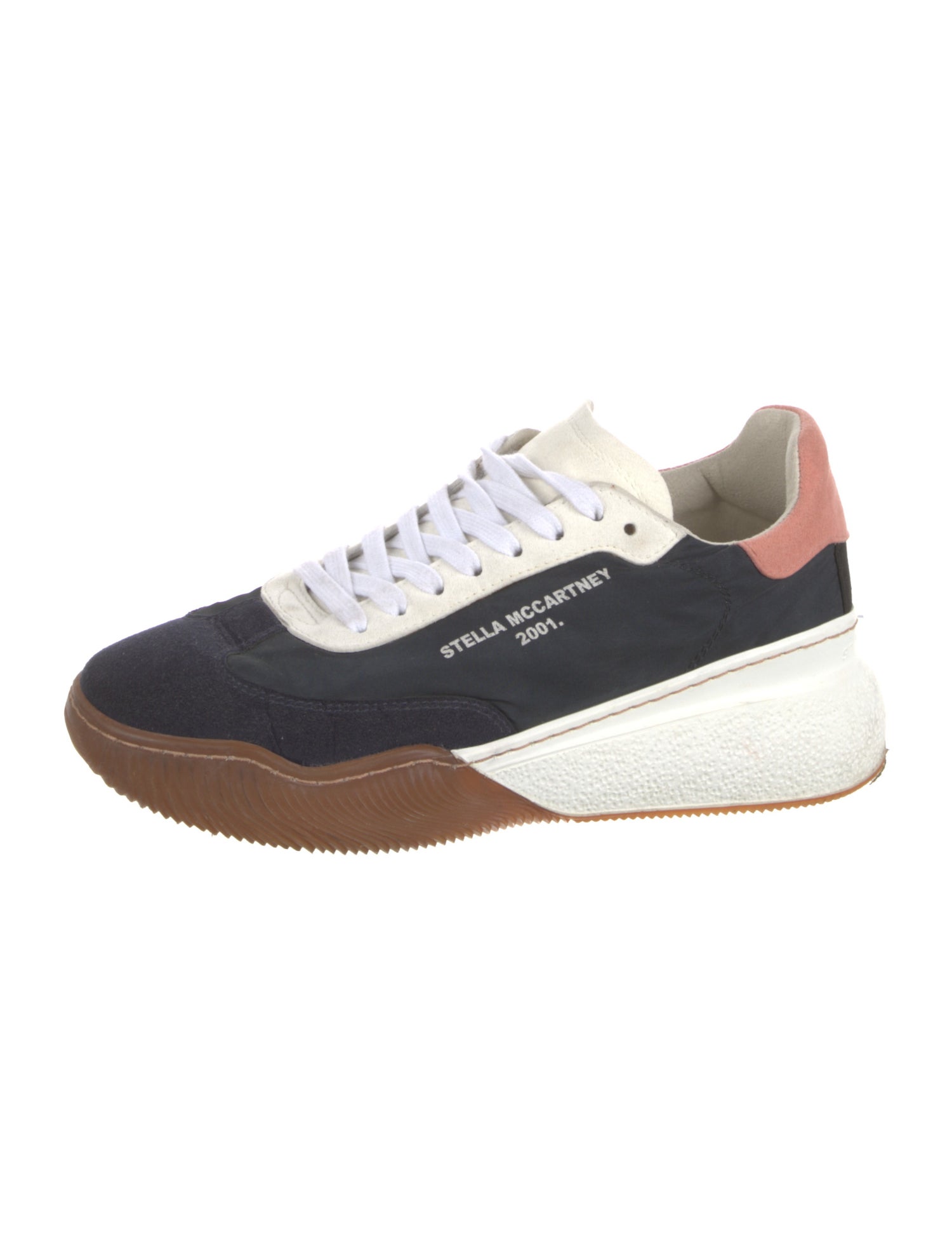 Stella McCartney Nylon Colorblock Pattern Sneakers