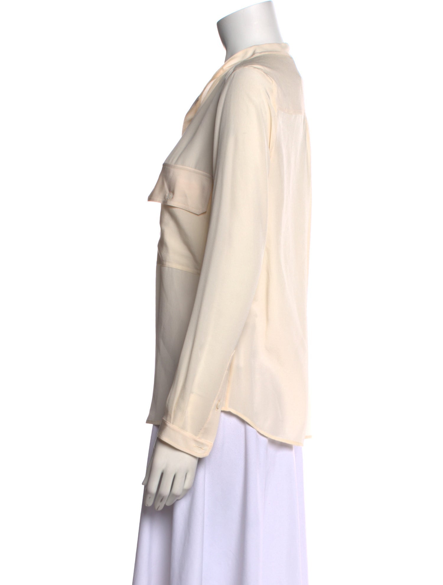 Stella McCartney Silk V-Neck Polo w/ Tags