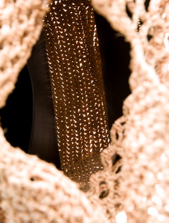 Stella McCartney Raffia Top Handle Bag