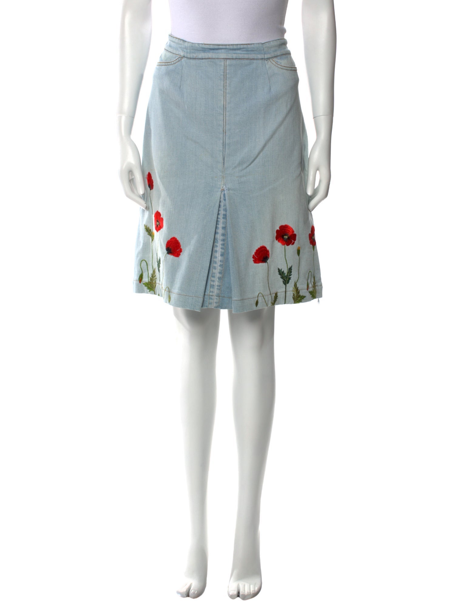 Stella McCartney Floral Print Knee-Length Skirt