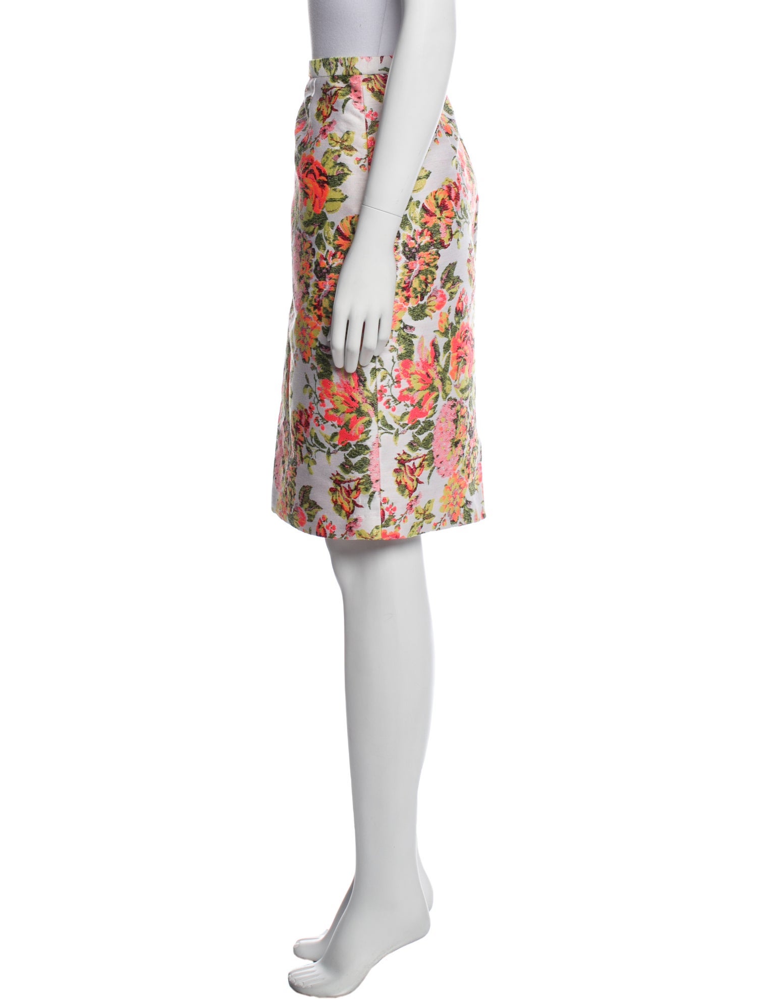 Stella McCartney Floral Print Knee-Length Skirt