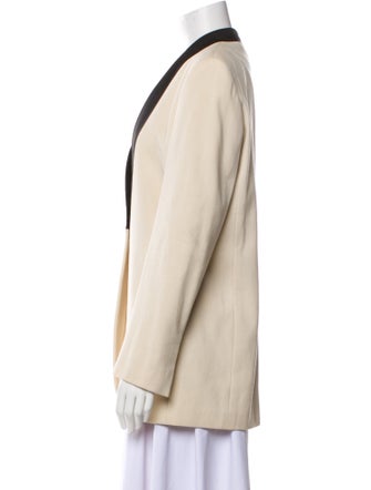 Stella McCartney Wool Colorblock Pattern Blazer