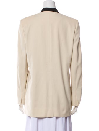 Stella McCartney Wool Colorblock Pattern Blazer