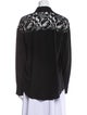 Stella McCartney Silk Long Sleeve Button-Up Top