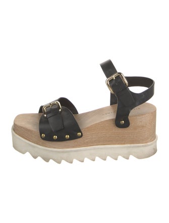 Stella McCartney Elyse Vegetarian Leather Slingback Sandals