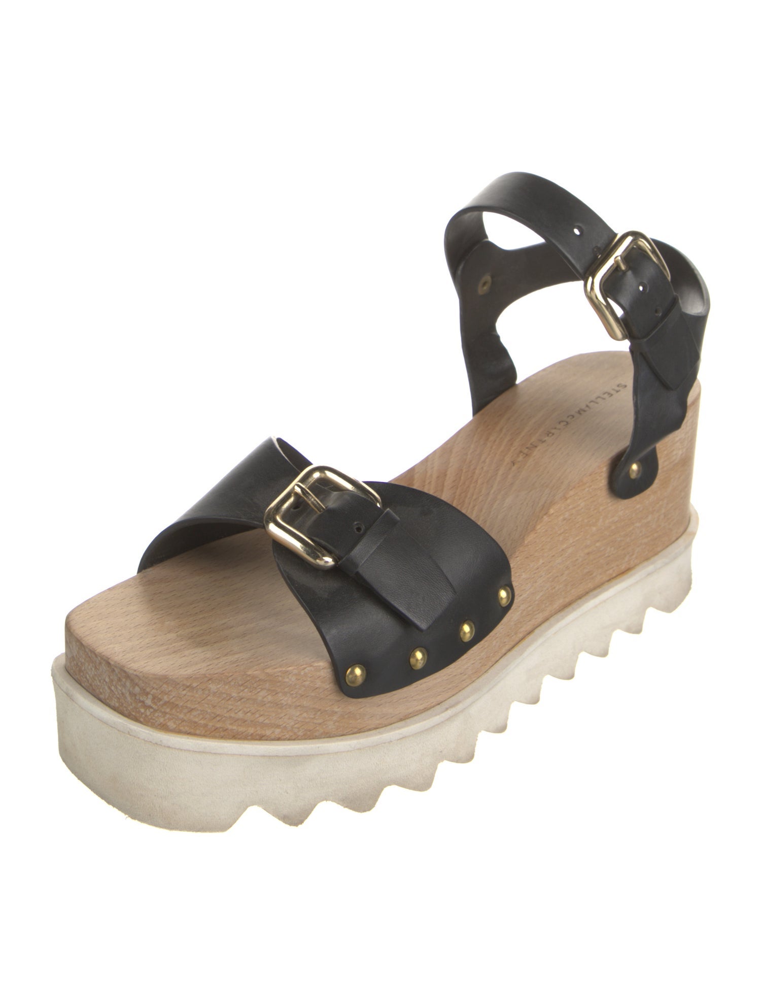 Stella McCartney Elyse Vegetarian Leather Slingback Sandals