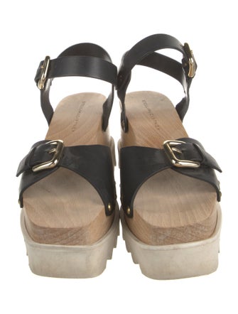 Stella McCartney Elyse Vegetarian Leather Slingback Sandals