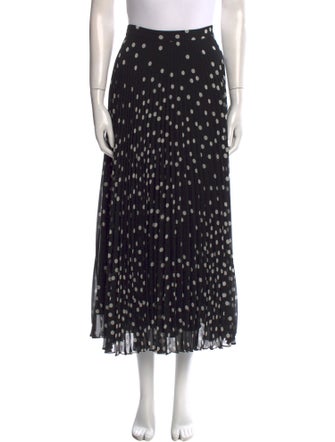 Stella McCartney Polka Dot Print Midi Length Skirt