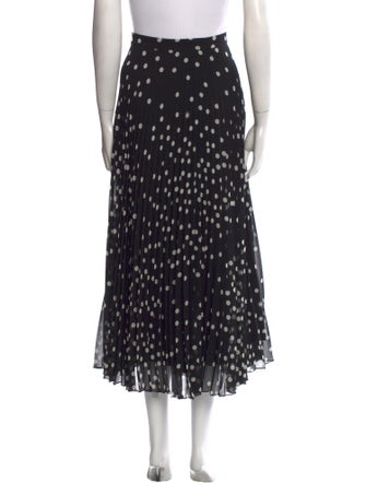 Stella McCartney Polka Dot Print Midi Length Skirt