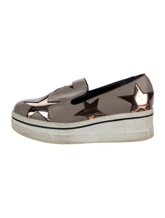 Stella McCartney Vegan Leather Printed Flats