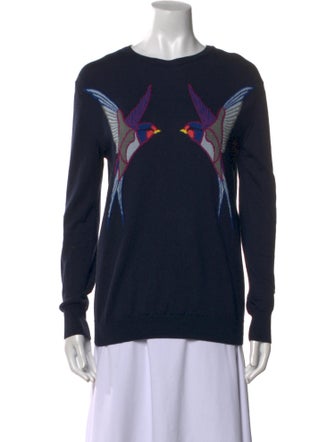 Stella McCartney Virgin Wool Printed Sweater