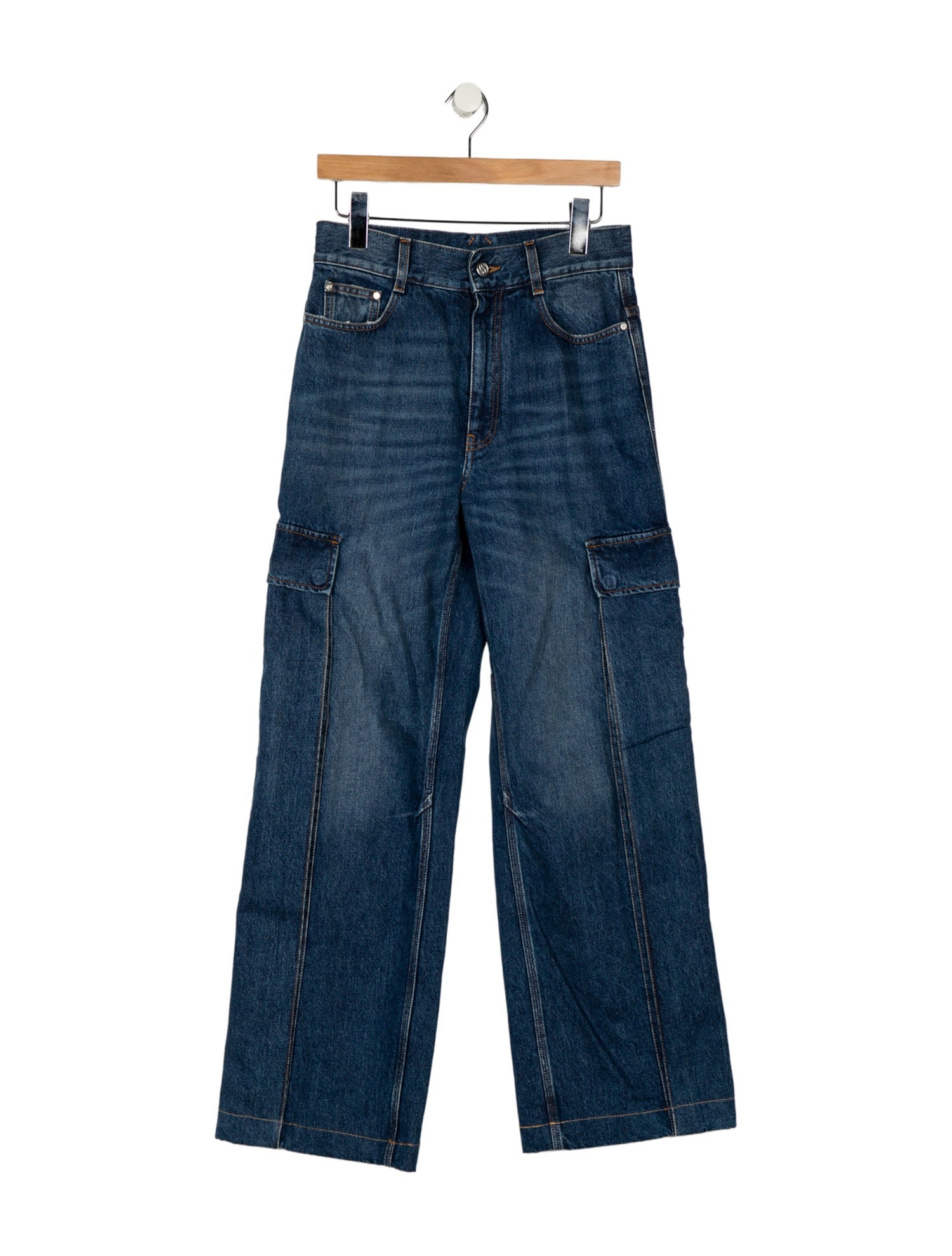 Stella McCartney Mid-Rise Wide Leg Jeans