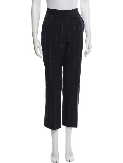 Stella McCartney Wool Plaid Print Pantsuit