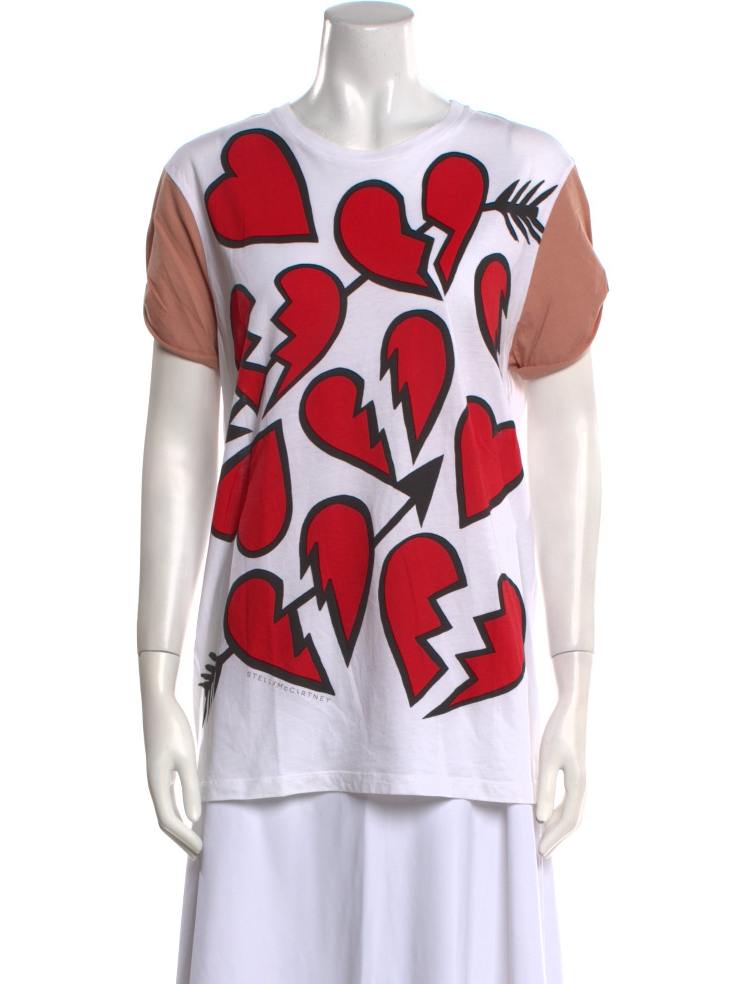 Stella McCartney Graphic Print Scoop Neck T-Shirt