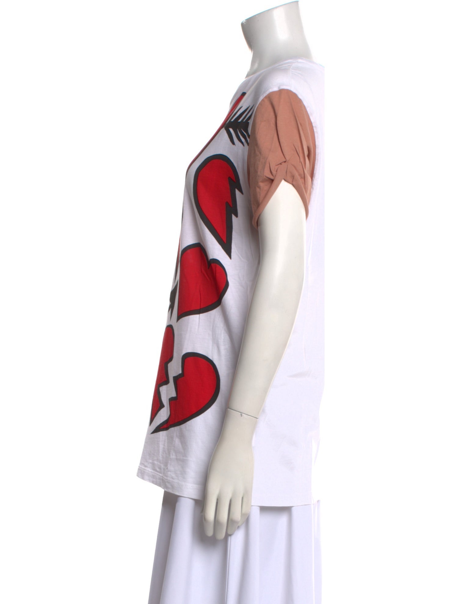 Stella McCartney Graphic Print Scoop Neck T-Shirt