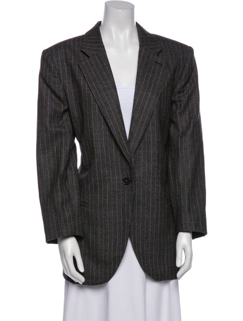 Stella McCartney Wool Plaid Print Blazer