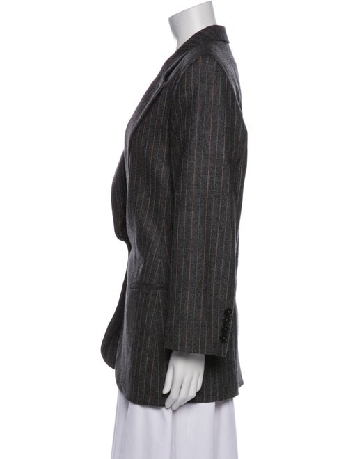 Stella McCartney Wool Plaid Print Blazer