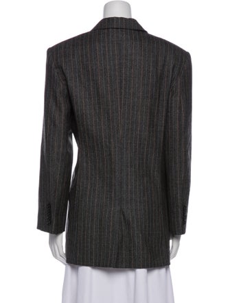 Stella McCartney Wool Plaid Print Blazer