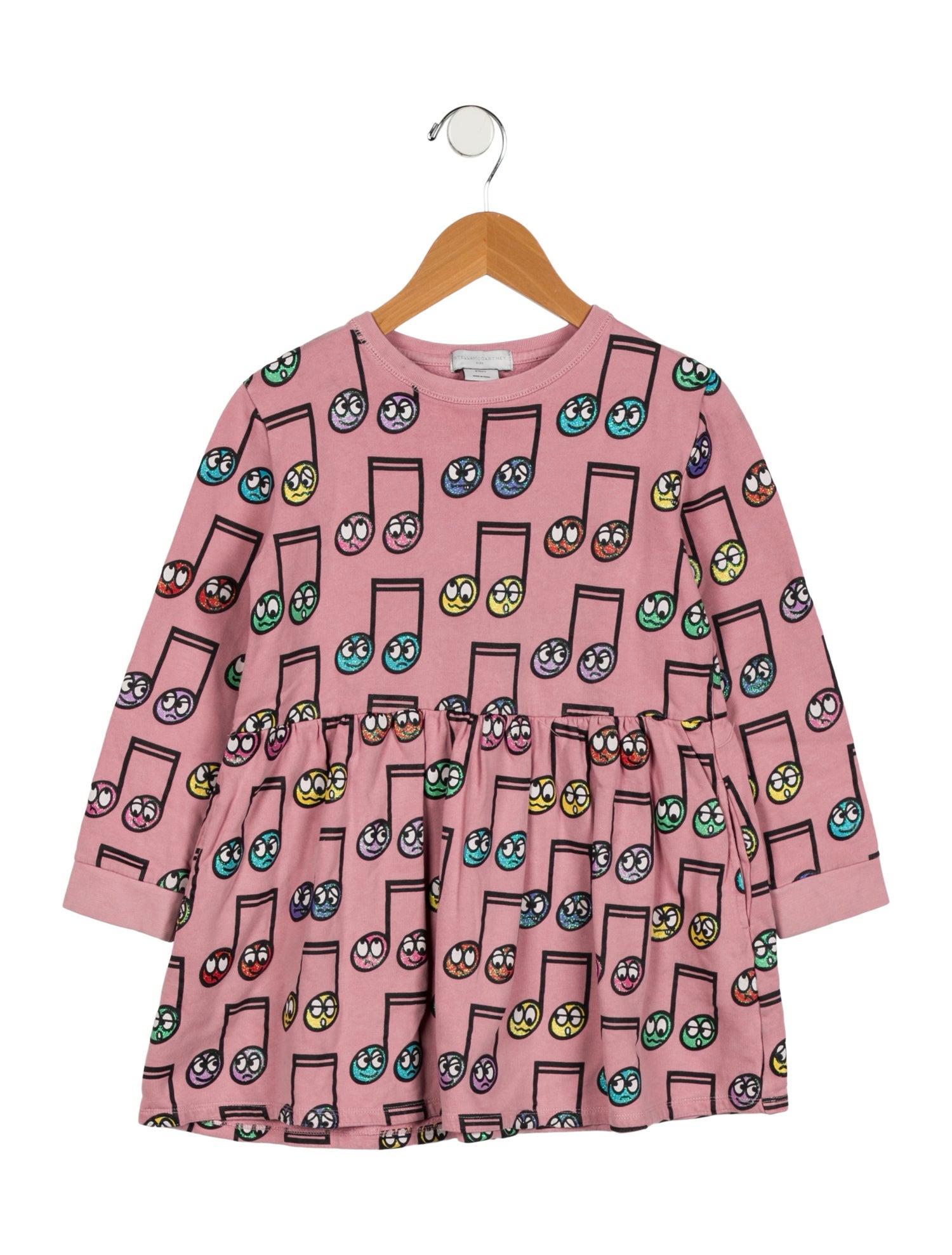 Stella McCartney Girls' Printed Long Sleeve Dress