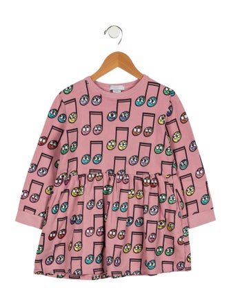 Stella McCartney Girls' Printed Long Sleeve Dress