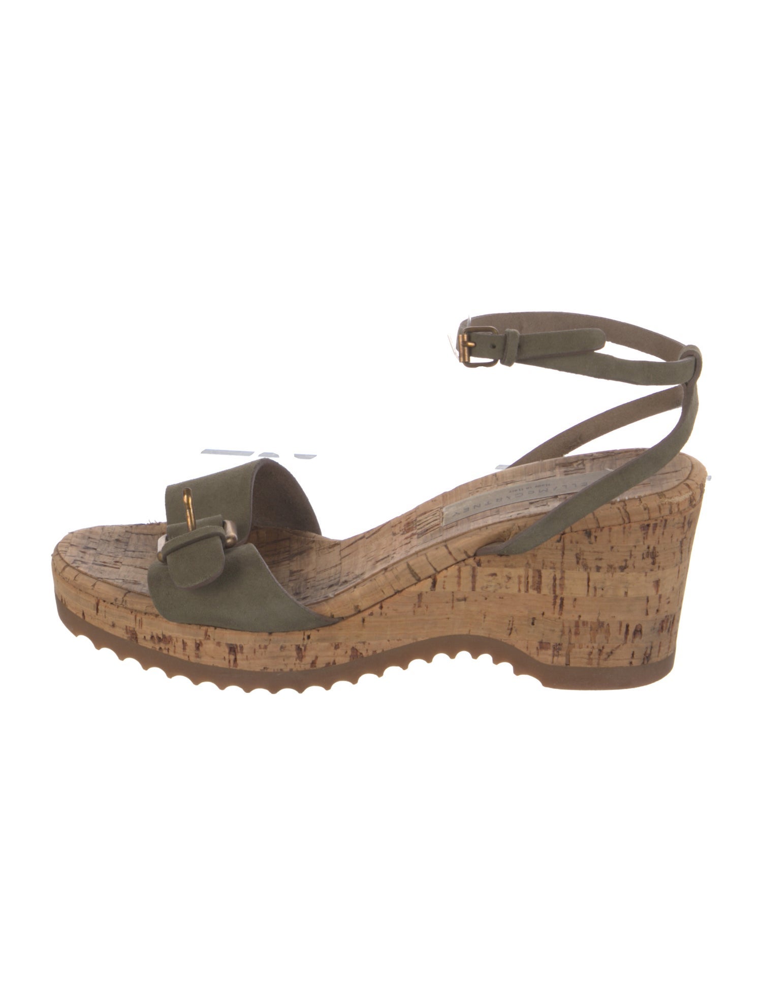 Stella McCartney Vegan Suede Slingback Sandals