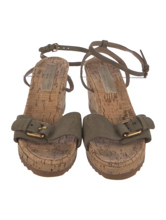 Stella McCartney Vegan Suede Slingback Sandals