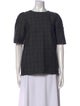 Stella McCartney Bateau Neckline Short Sleeve Sweatshirt